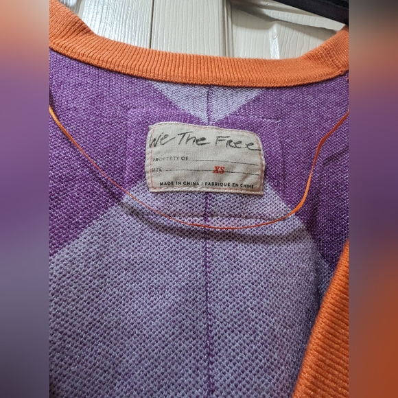 Free People - We the Free Manny Cardi in Dahlia Combo, size XS, NWT - Picture 7 of 7